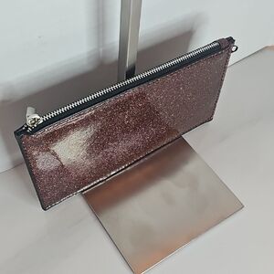 Zara Glittery Brown Clutch